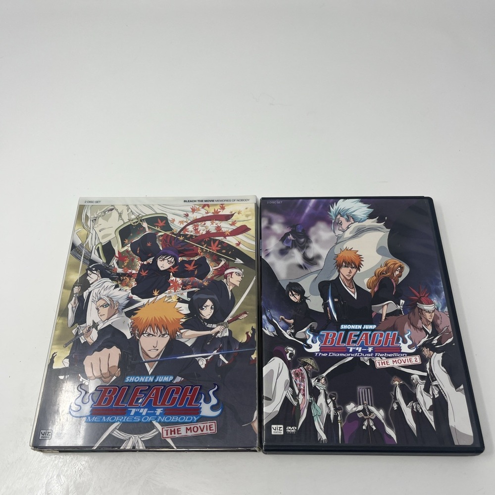 Bleach The Movie DVD Lot 2 Memories Of Nobody Diamond Dust Rebellion